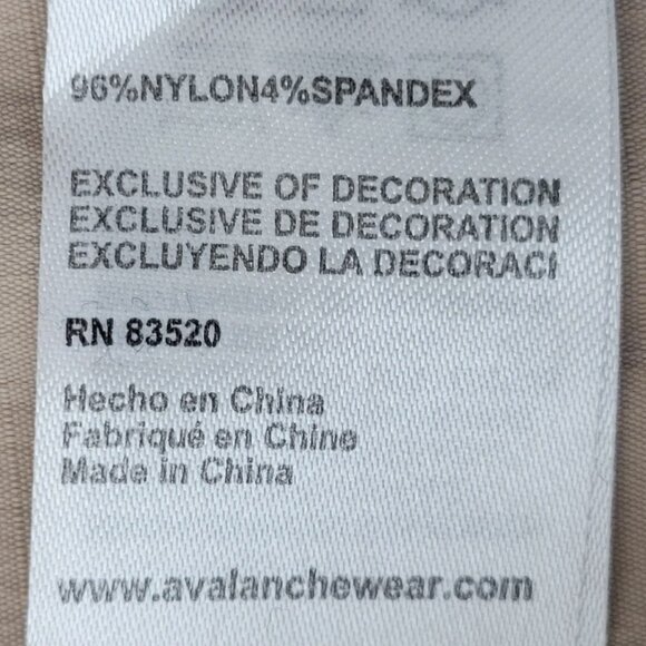 Avalanche Khaki Hiking Utility Lightweight Wrinkle Resistant Pants Size XL - Picture 9 of 10